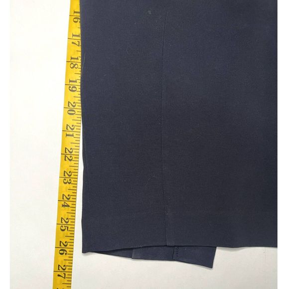 H & M Dark Blue Women's Elegant Pencil Skirt With Gold Buttons - Picture 4 of 8